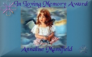 [In Loving Memory Award -
    Annalise Mansfield - 30 March 2000]